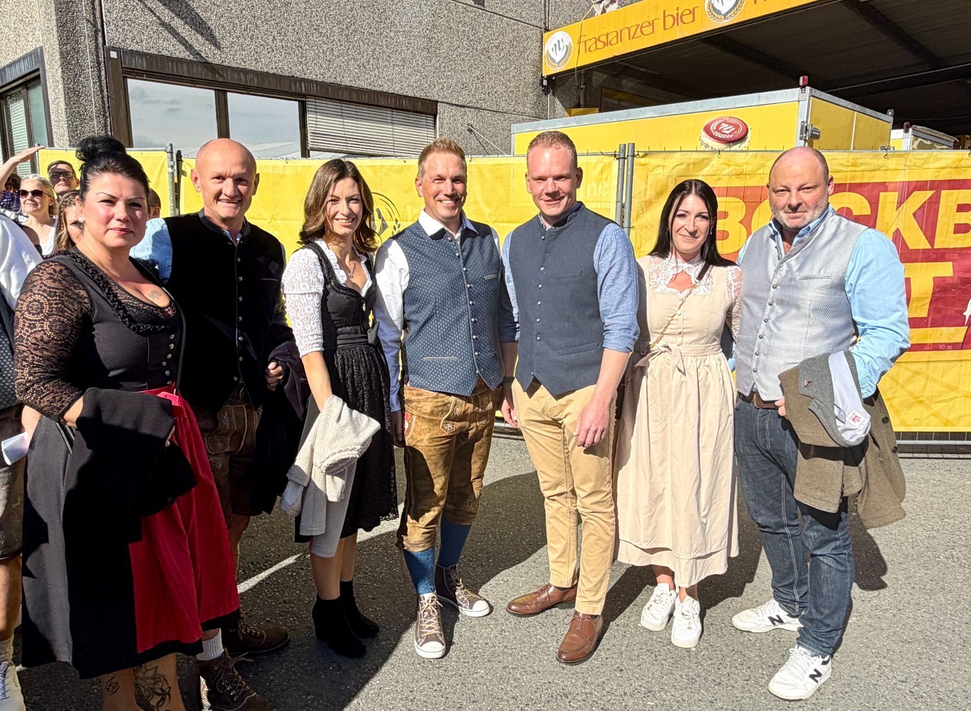 Nicole und Joachim Weixelbaumer,Cornelia Menghin, Stephan Winder,Christof Bitschi, Nathalie Amann und Thomas Spalt