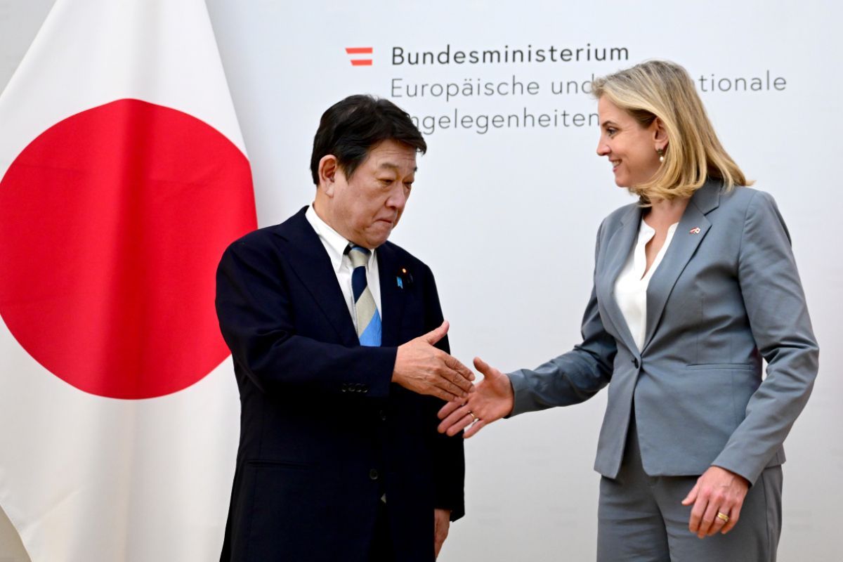 Meinl-Reisinger traf japanischen Außenminister in Wien