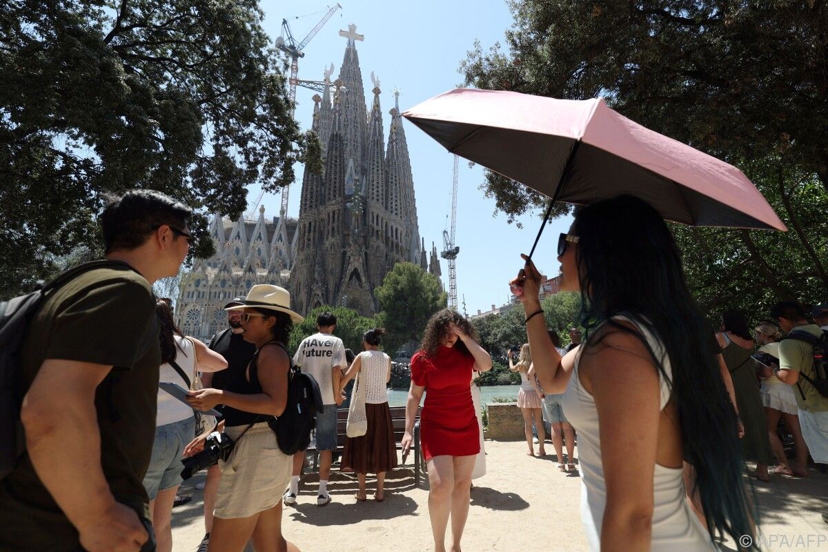 Höchste Temperatur des Jahres in Spanien mit 45,7 Grad