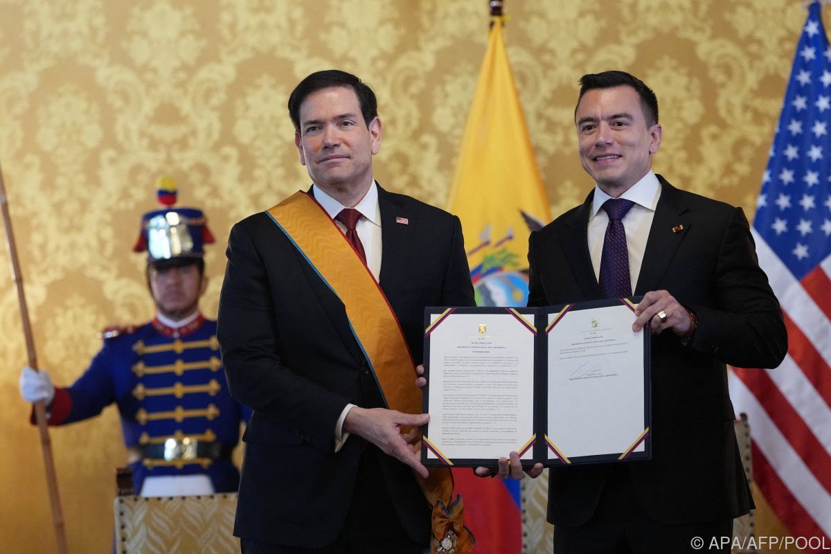 USA und Ecuador wollen Anti-Drogen-Kampf intensivieren