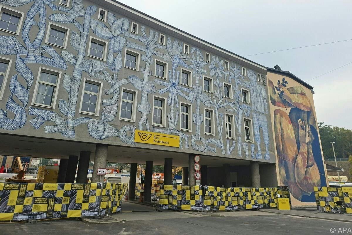 Größtes Street-Art-Ensemble Österreichs auf Linzer PostCity