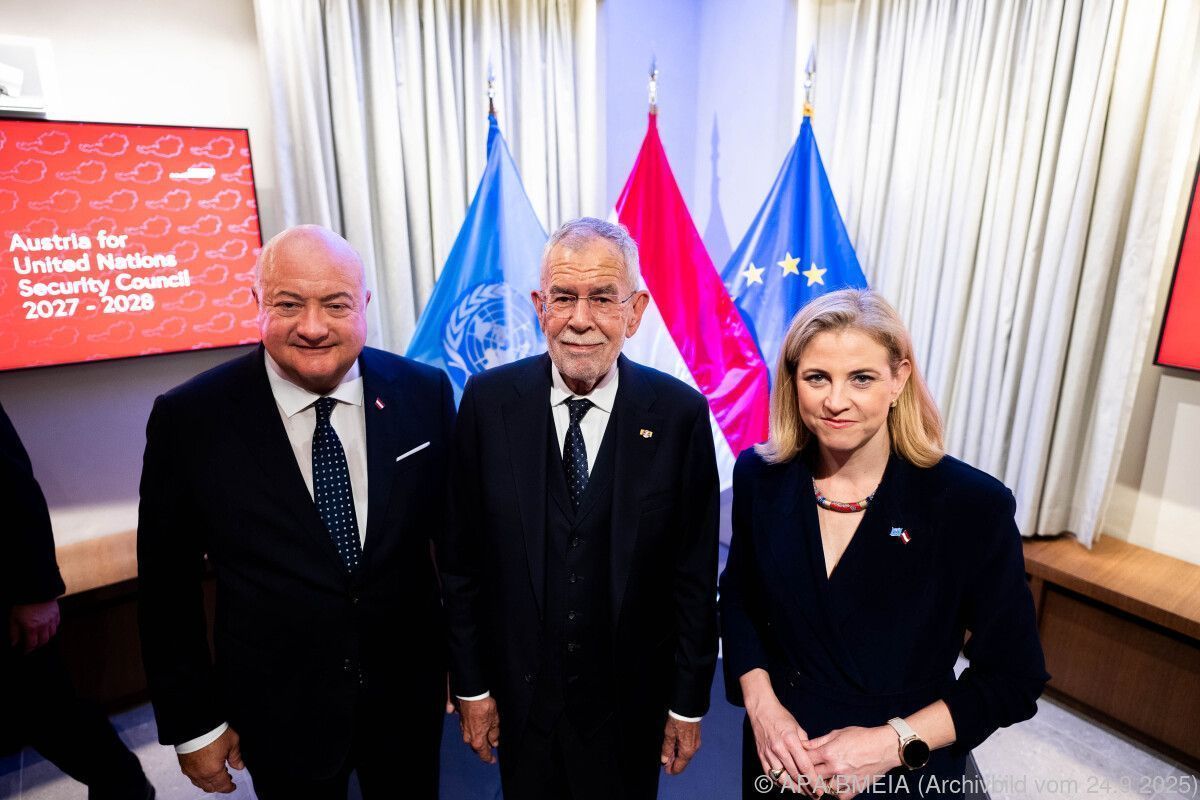 Van der Bellen, Stocker, Meinl-Reisinger bei UNO-Woche in NY