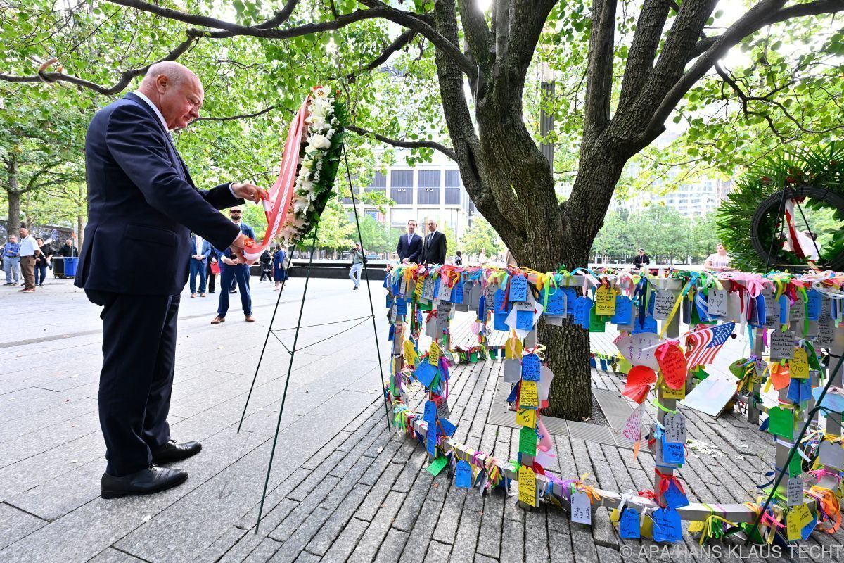 UNO-Besuch: Stocker gedachte der Opfer von 9/11 in New York