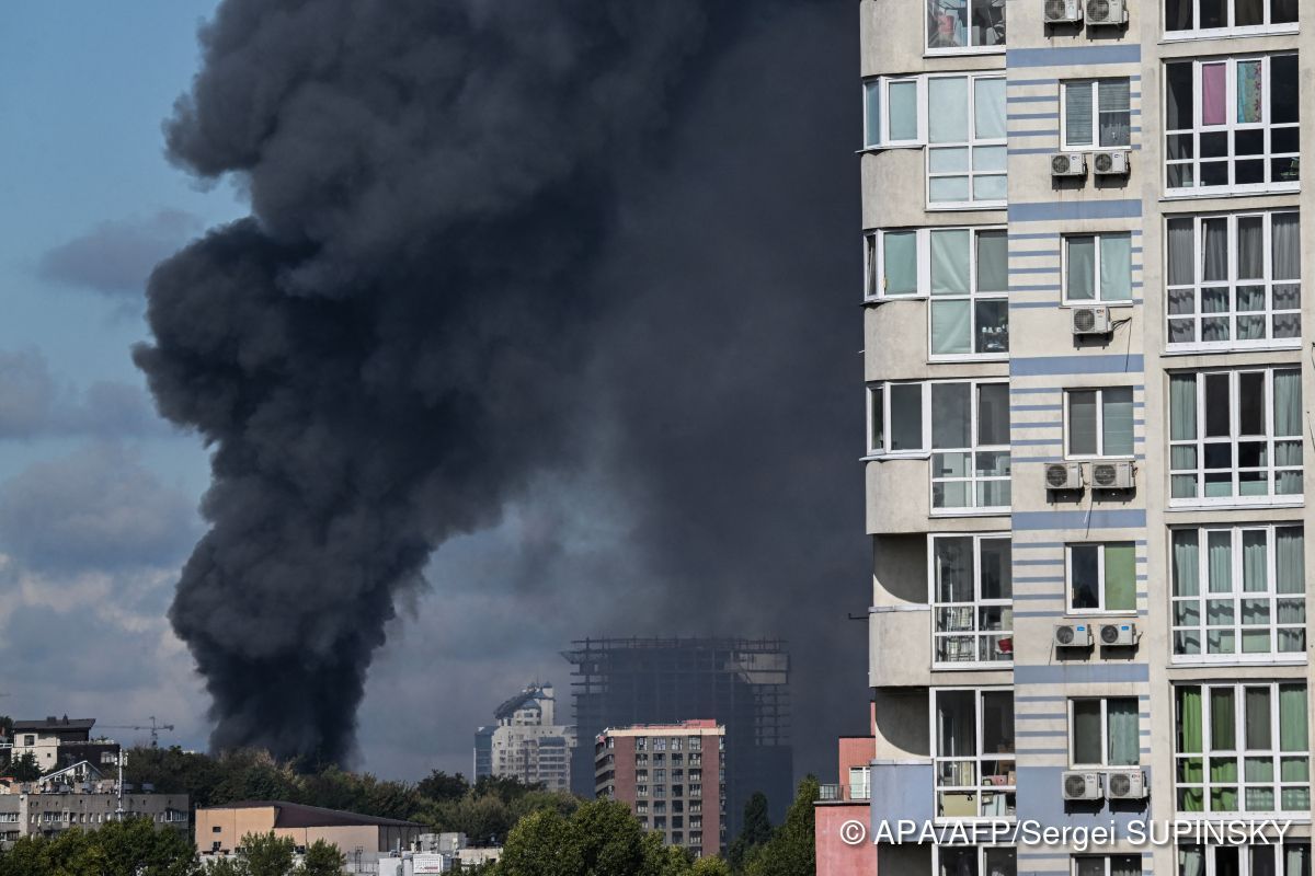 Erneut russische Raketenangriffe auf Kiew