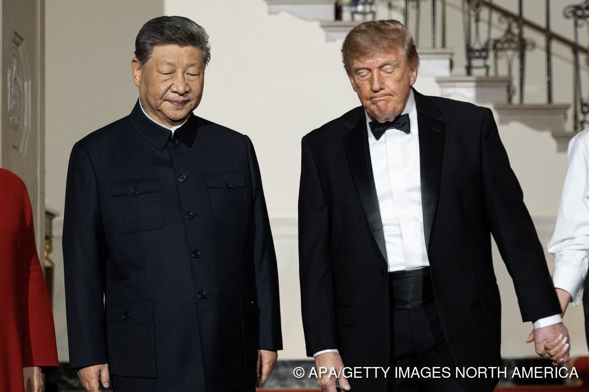Trump gibt auf Staatsbankett für Xi den Schönfärber