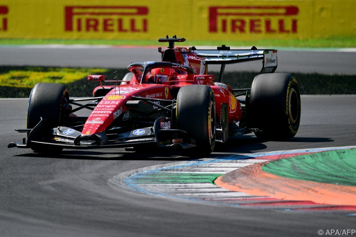 Ferrari-Pilot Leclerc im 1. Monza-Training Schnellster