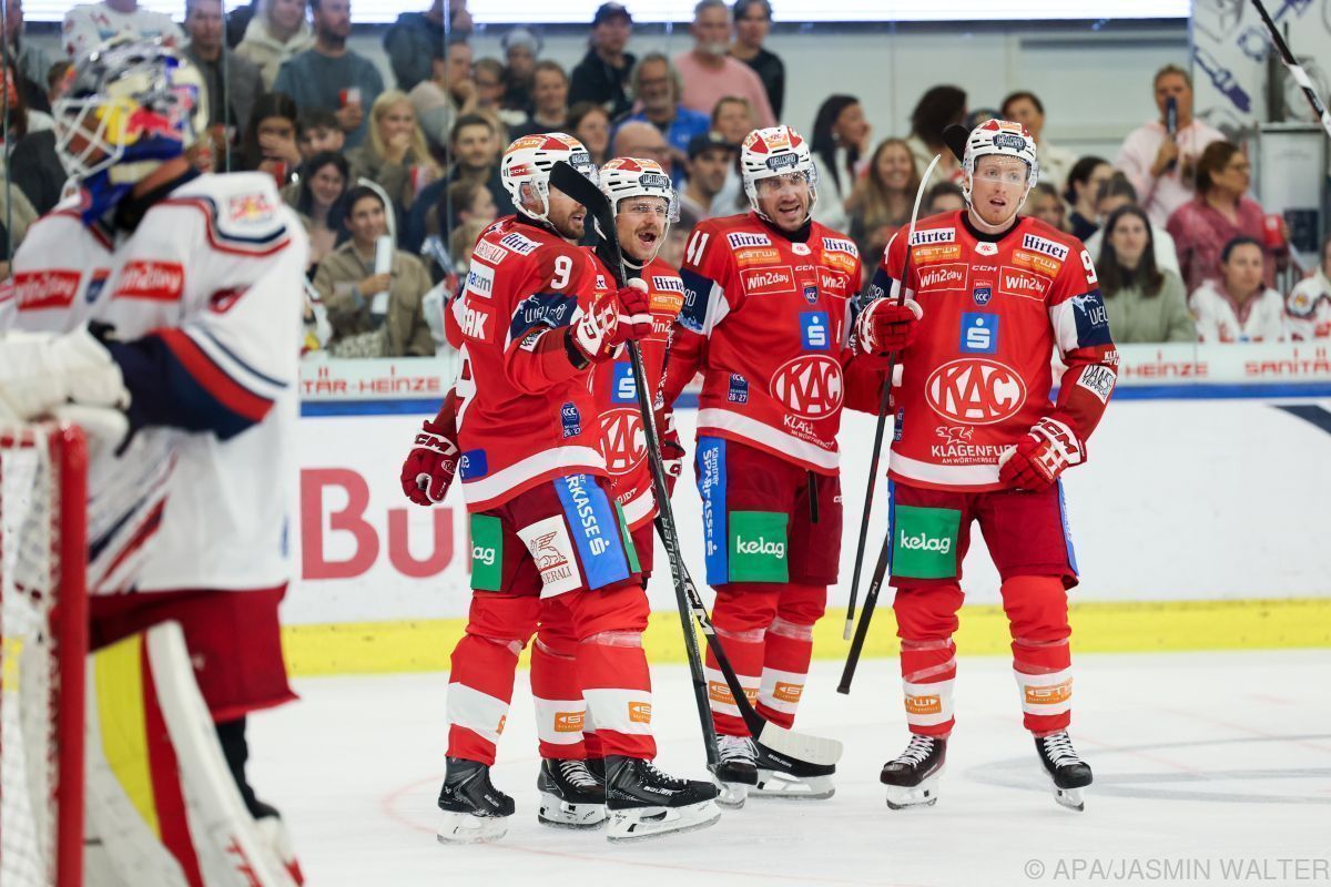 Meister Graz99ers verliert zum ICE-Start, Salzburg - KAC 1:7