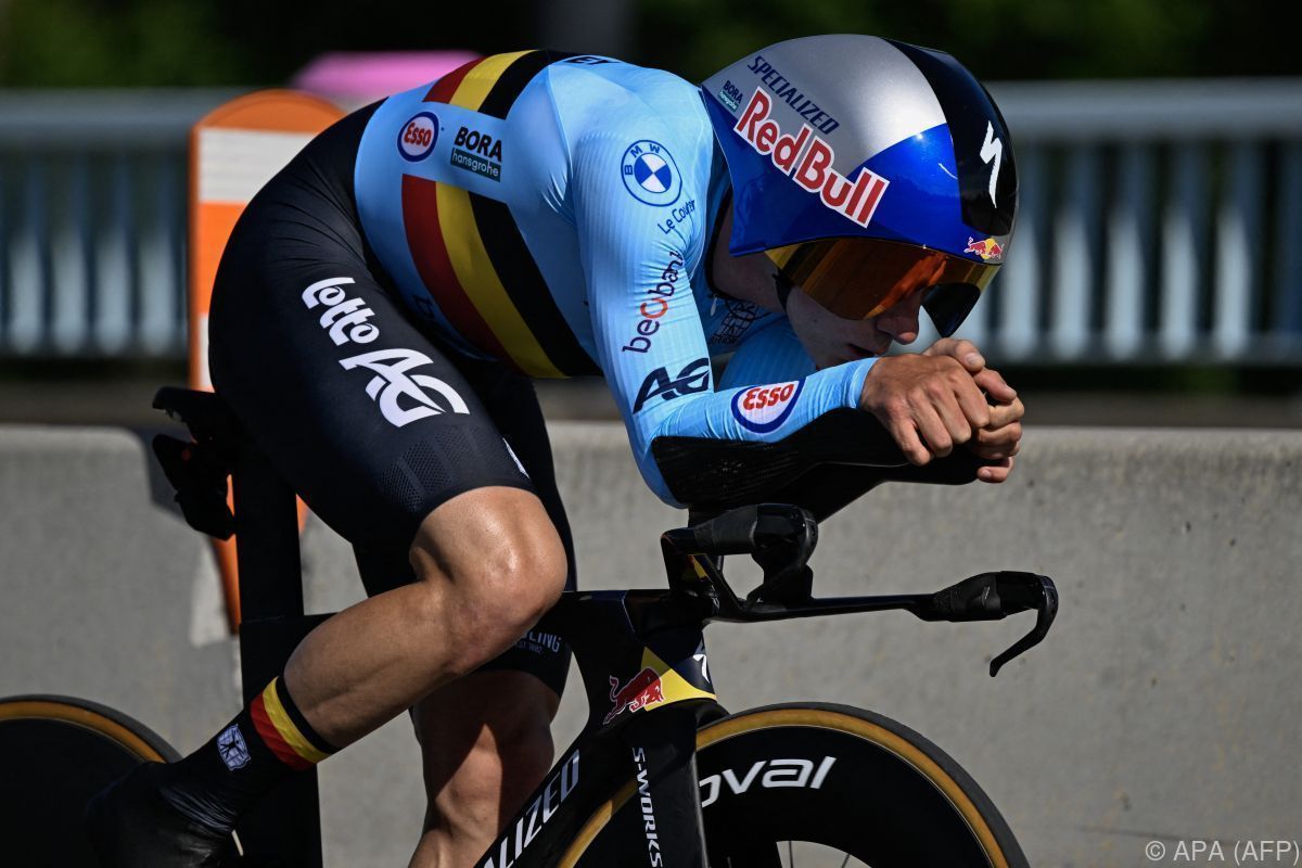 WM-Gold im Zeitfahren an Evenepoel und Reusser