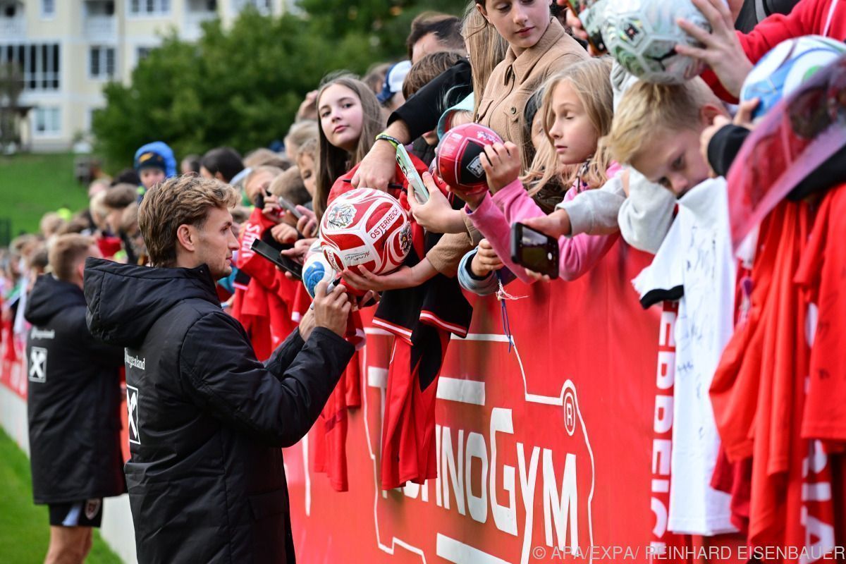 Öffentliches ÖFB-Training in Windischgarsten vor 600 Fans