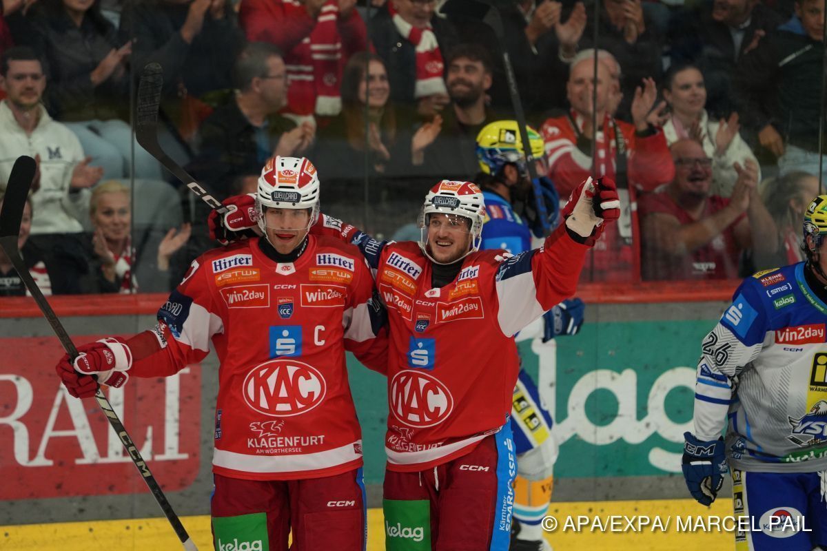 KAC gewinnt Derby gegen VSV 6:1 - Salzburg verliert erneut