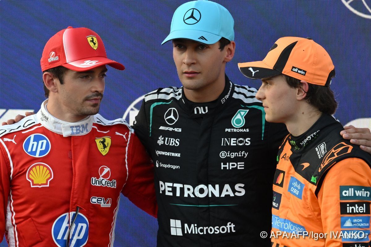 Pole für Russell in Baku - Antonelli nach Fehler nur 16.
