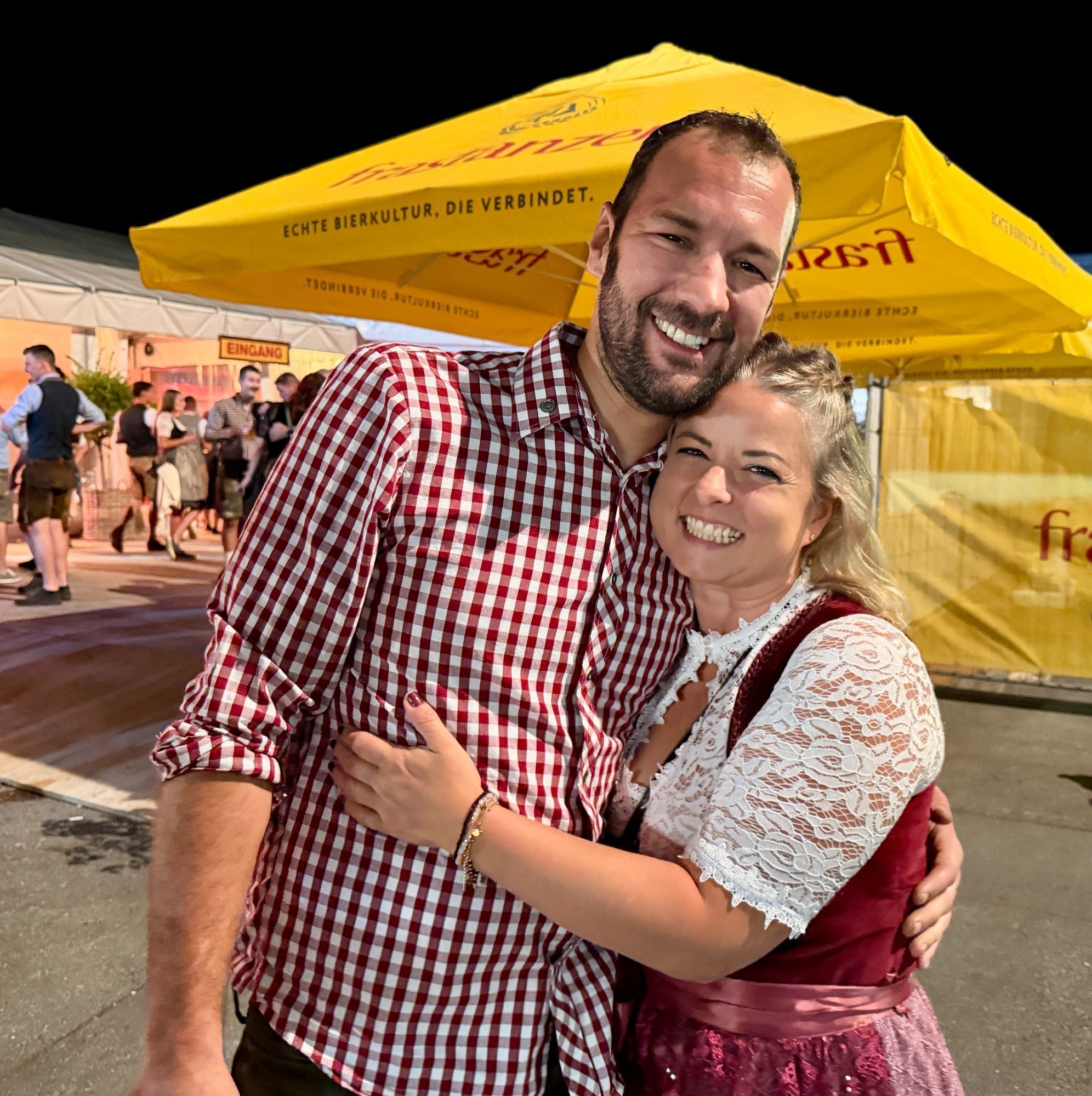 Einfach glücklich: Fabio und Katharina Dolinar