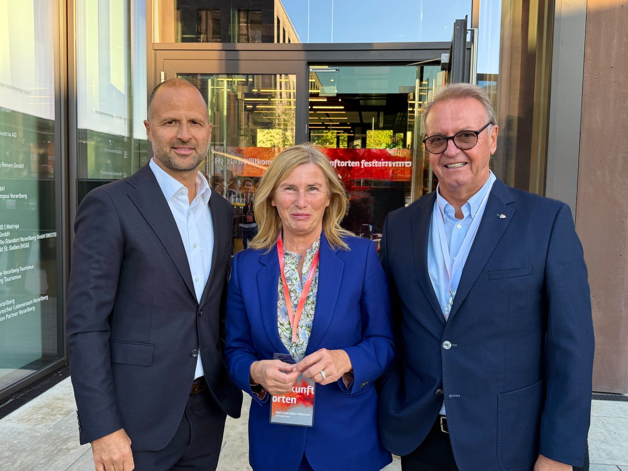 Lr Marco Tittler, Karin Zumtobel und Hermann Metzler