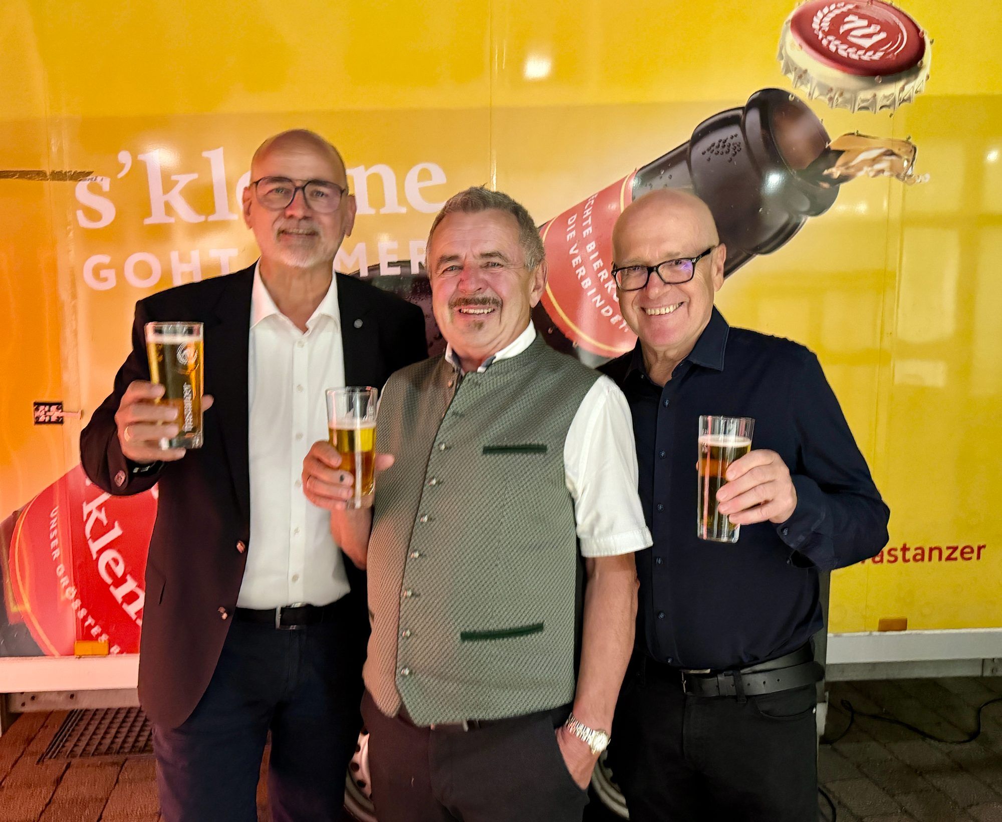 3 Wirte Martin Koch, Lothar Gallaun und Dieter Oberhöller