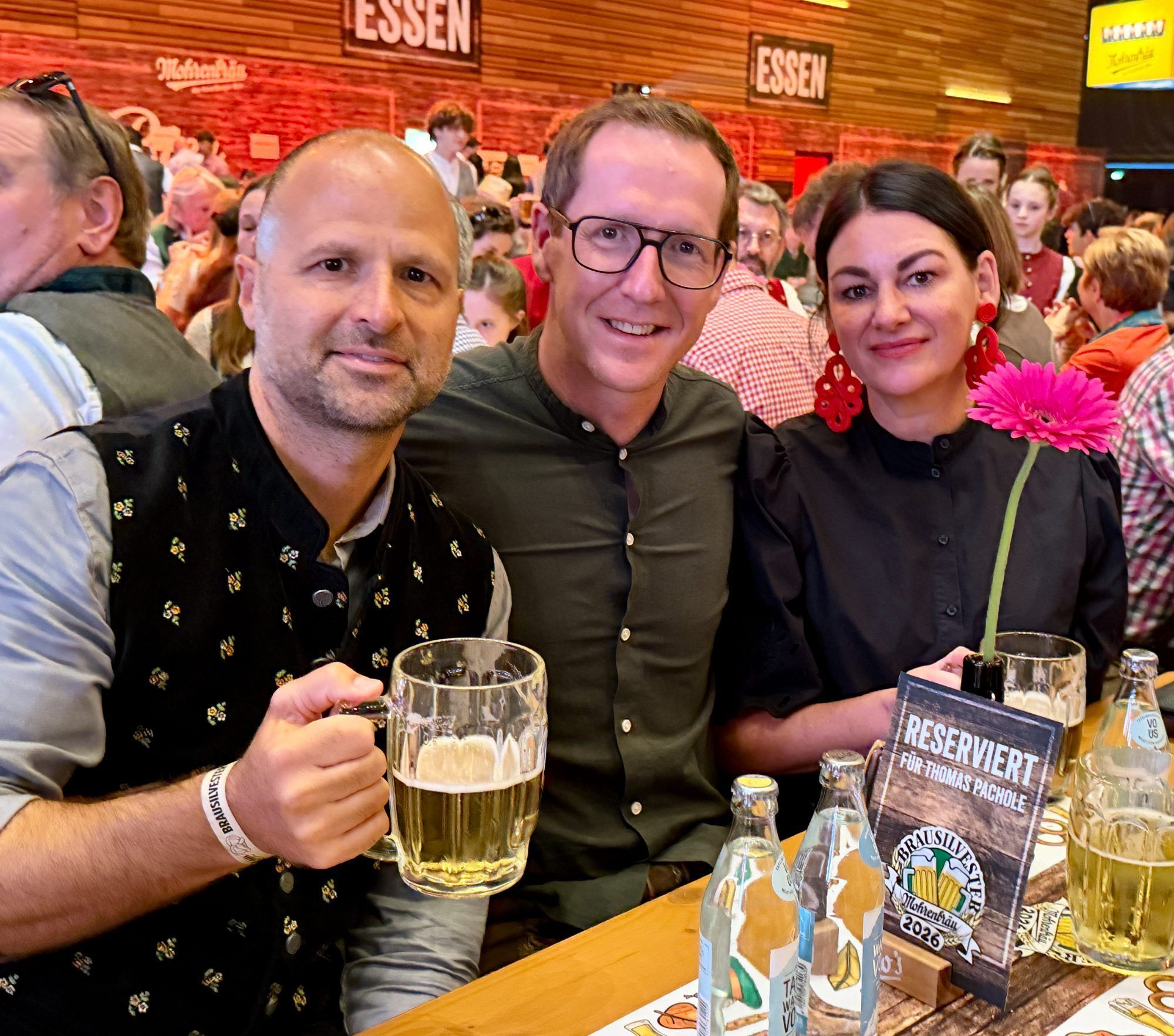 Marco Tittler, Martin Dechant und Bettina Steindl