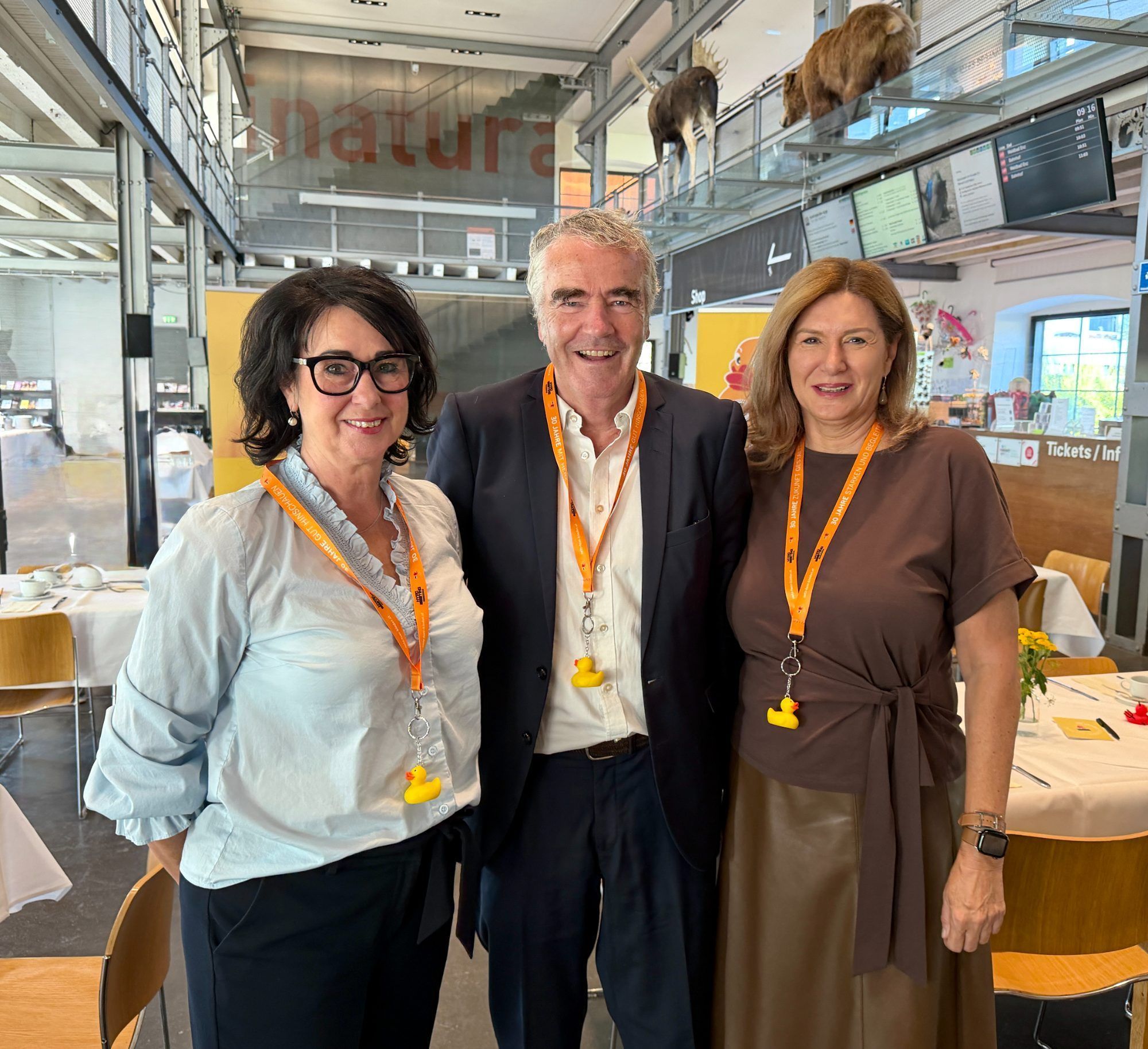 Angelika Fertschnig, Johannes Schmidle und Birgit Sonnweber