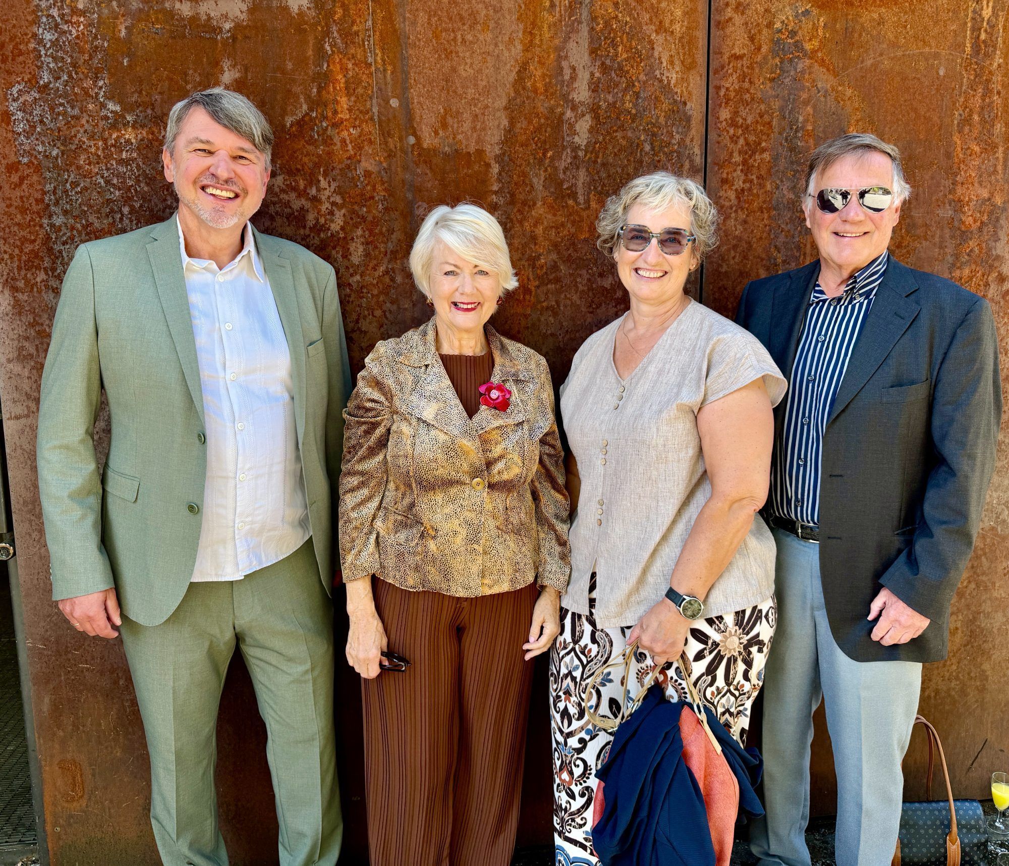 Kurt Fischer, Ilga Sausgruber,Martina Pircher und Felix Dünser