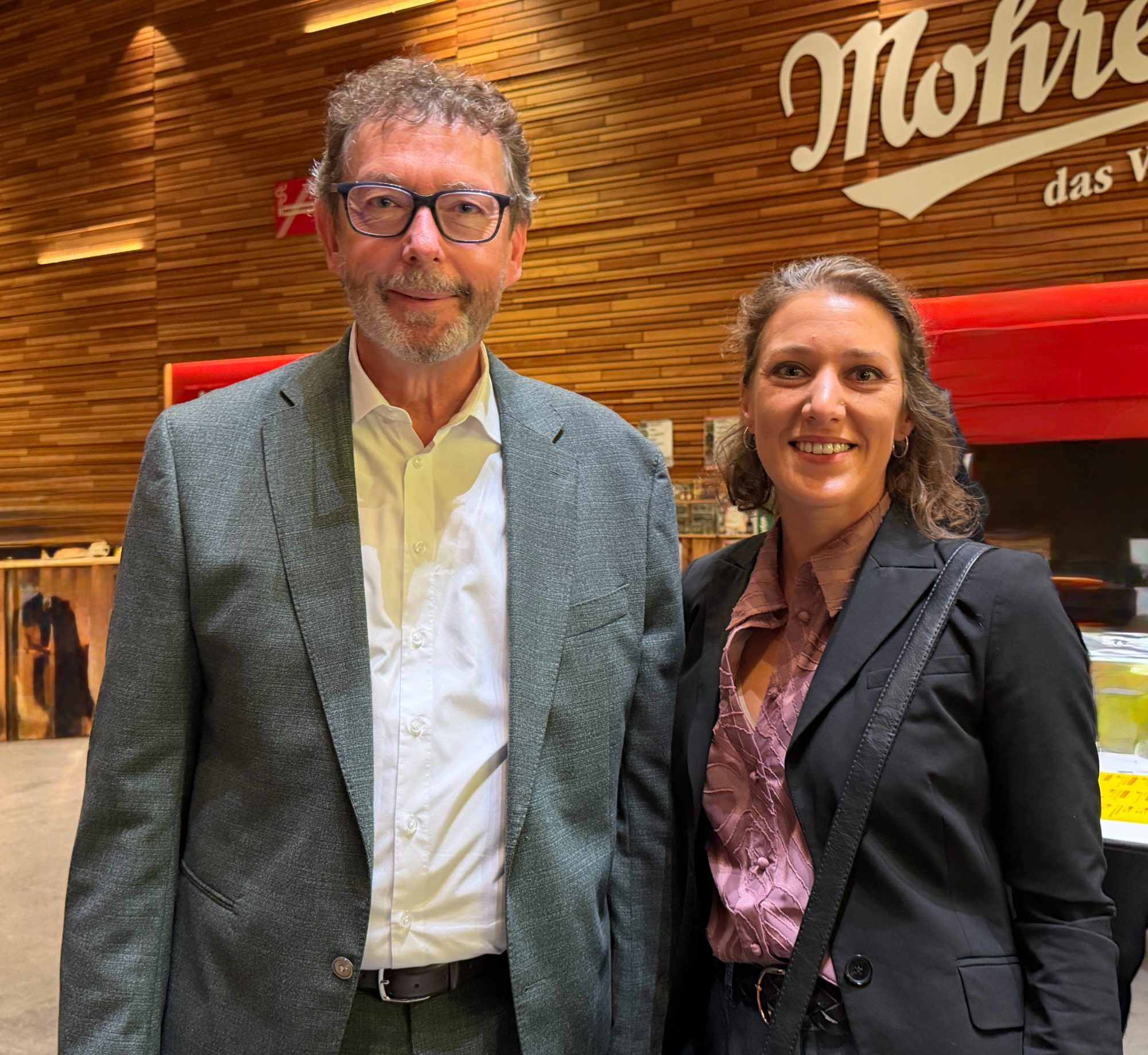 Andreas Neuhauser und Bianca Oberscheider
