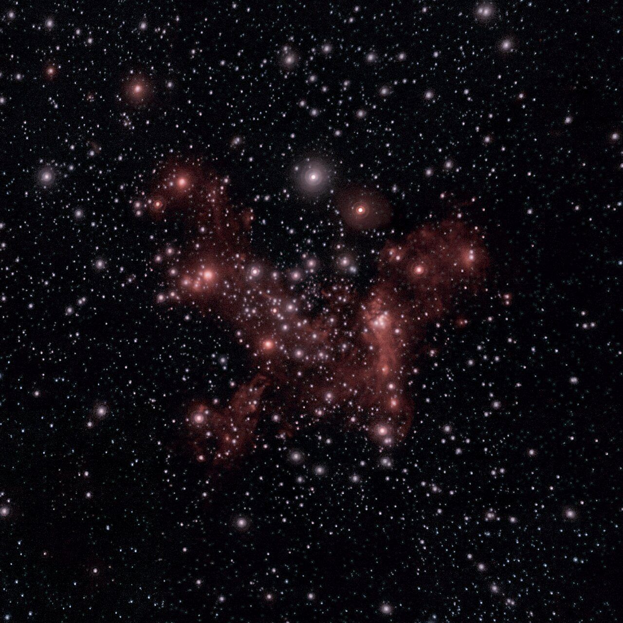 Blick mit dem Very Large Telescope der ESO auf das Zentrum der Milchstraße