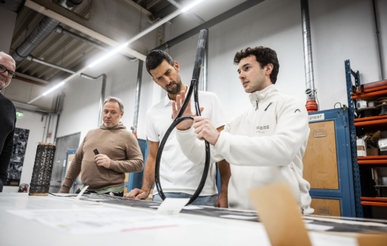 Novak Djokovic zu Besuch in Kennelbach