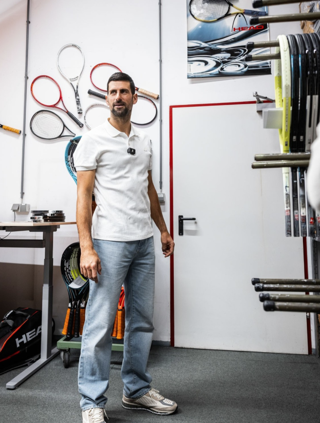 Novak Djokovic zu Besuch in Kennelbach