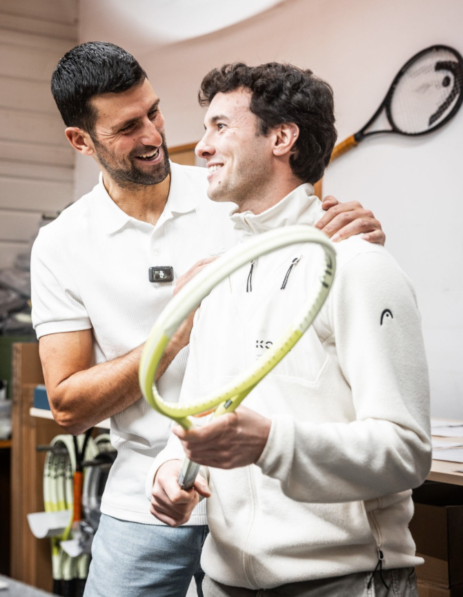 Novak Djokovic zu Besuch in Kennelbach