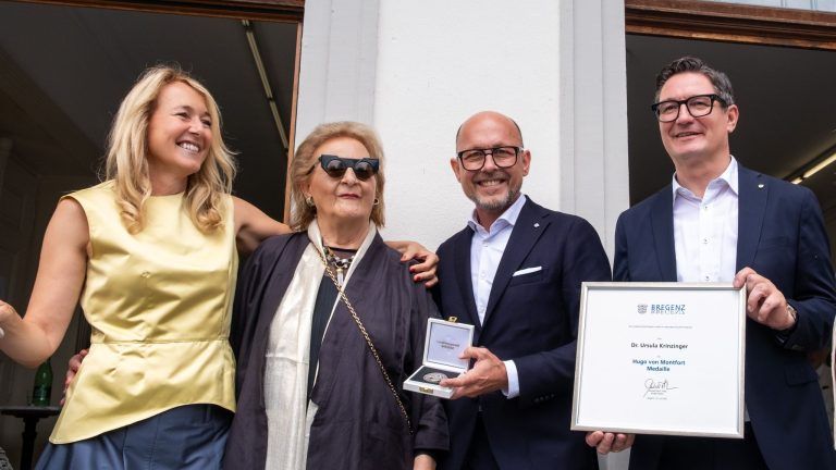 Hugo-von-Montfort-Medaille für Ursula Krinzinger