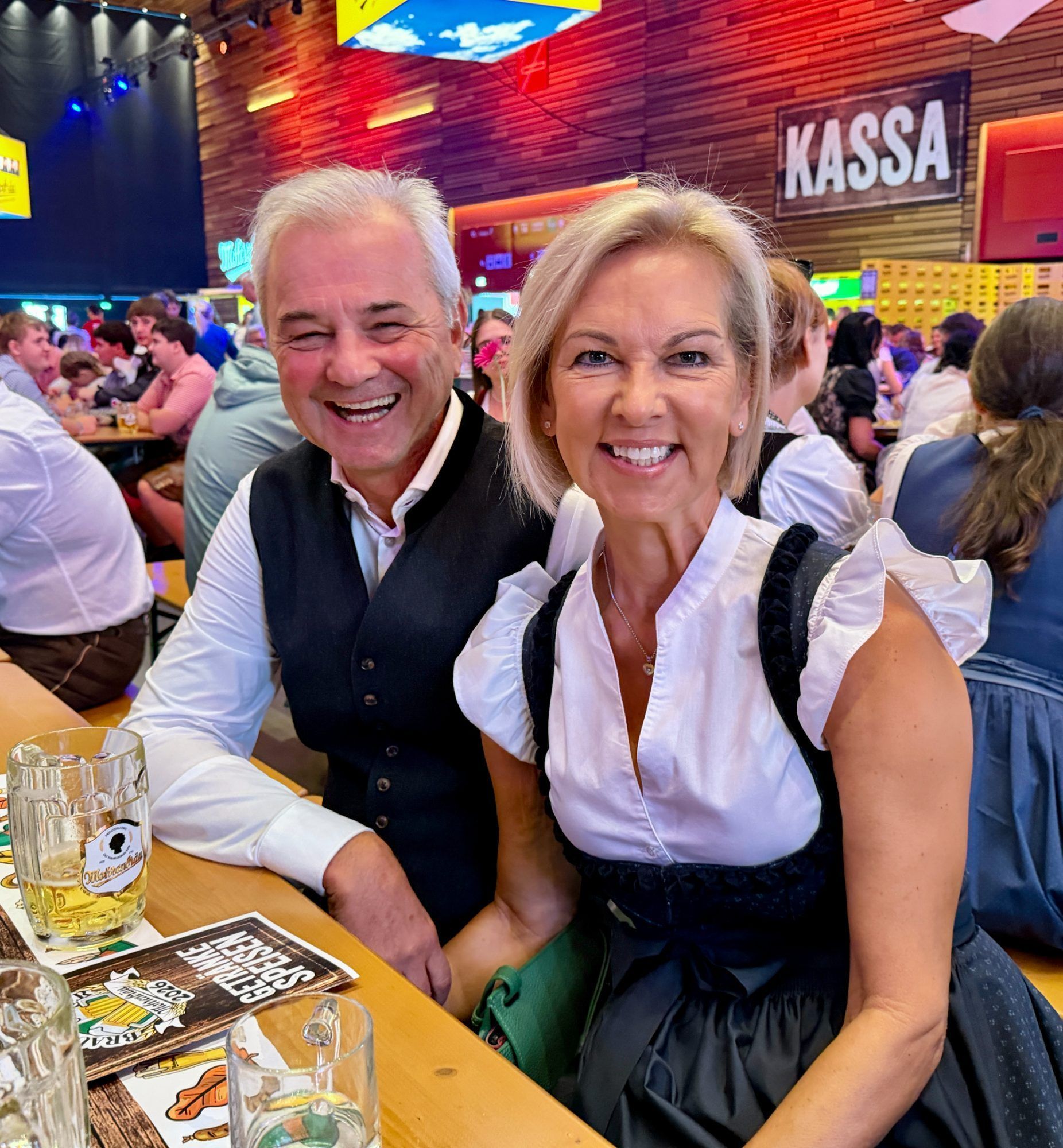 Gute Laune bei Gerhard und Margit Salzmann