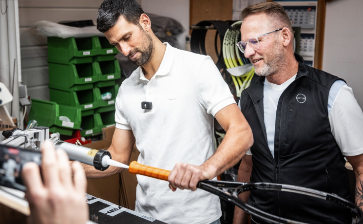 Novak Djokovic zu Besuch in Kennelbach