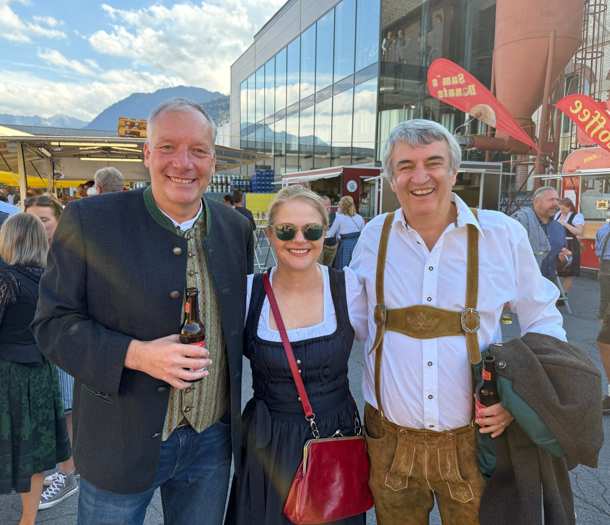 Stefan Vögel, Evelyn Gmeiner und Michael Tinkhauser