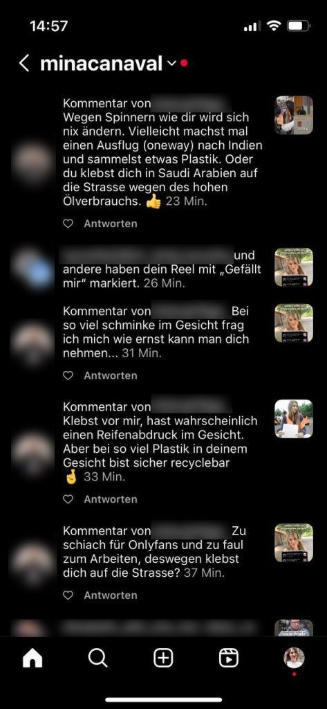 "Zu hässlich für Only Fans": 2000 Euro Strafe für Hassposting gegen Ex-Klimaaktivistin