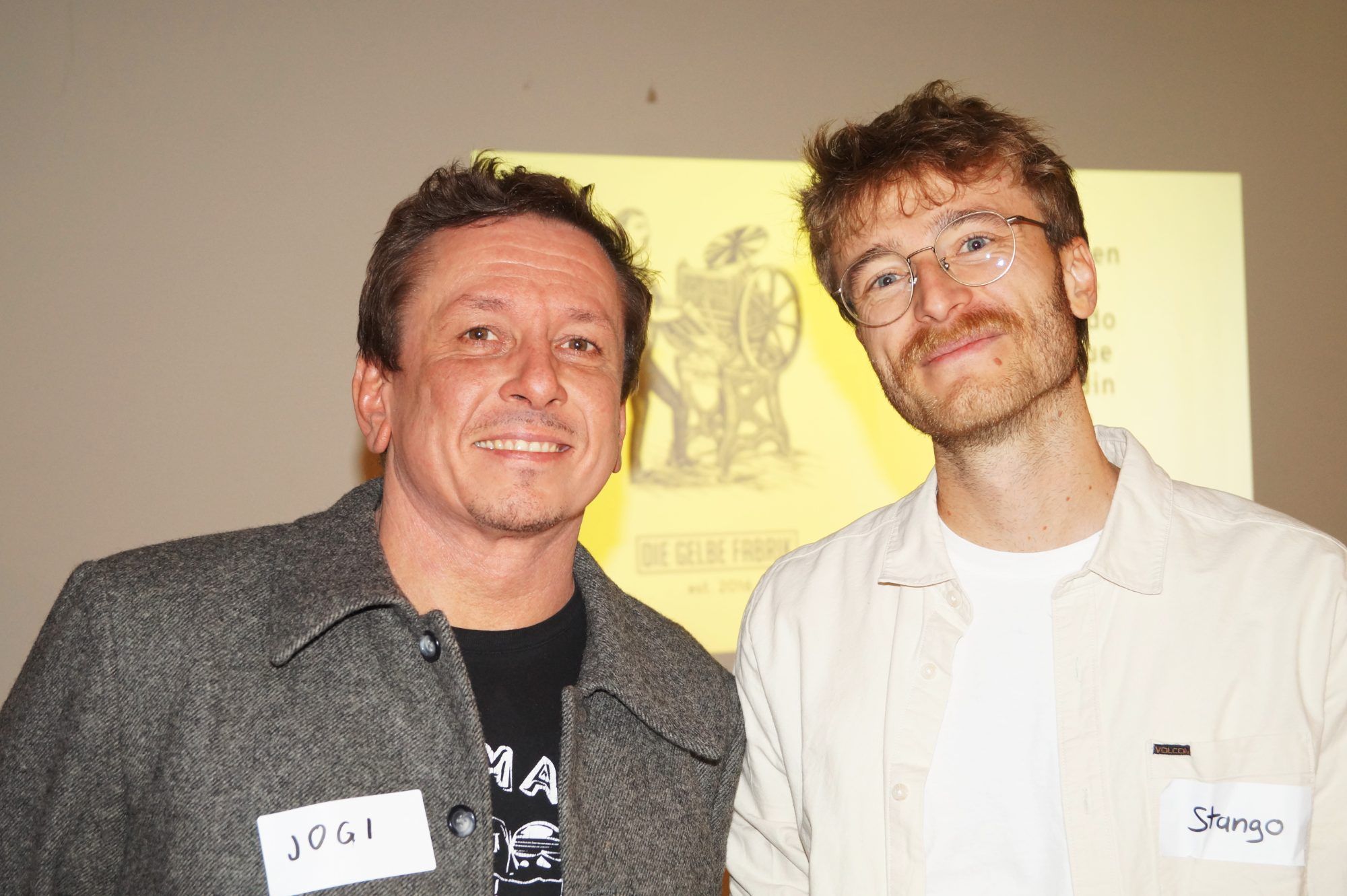 Neue - Chefredakteur Joachim Mangard und Thomas Stango (Halbnah Film)