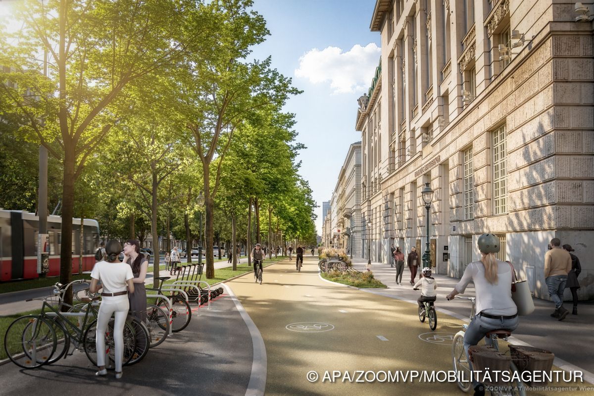 Auftakt zur Neugestaltung der Wiener Ringstraße