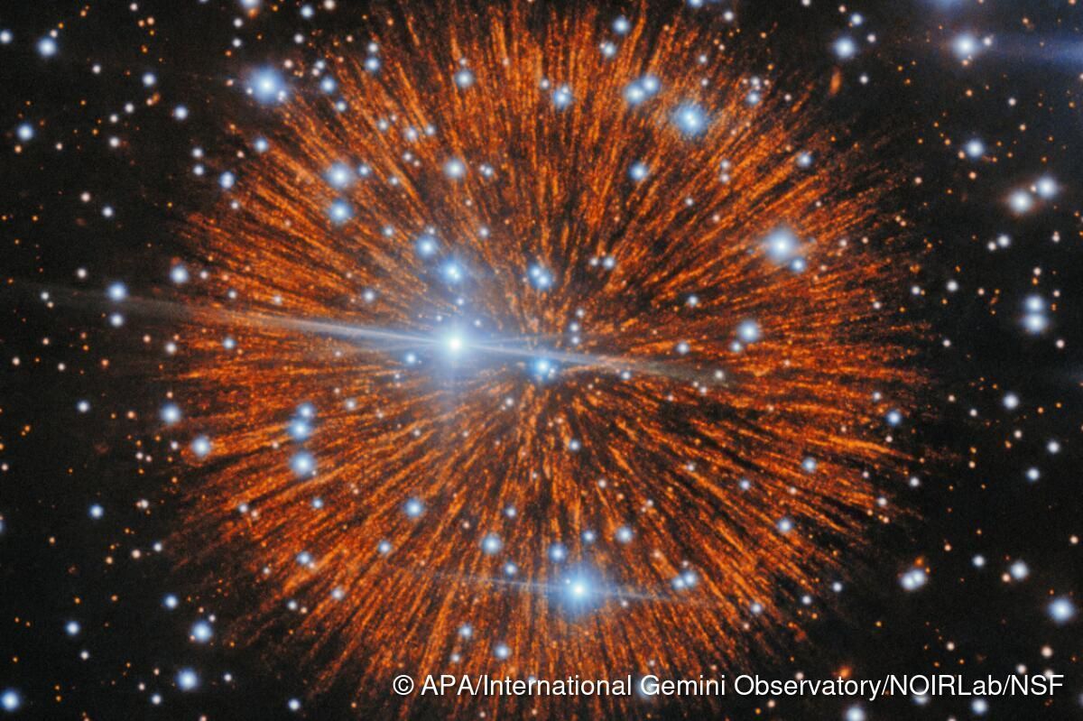 Komplexer Supernova-Überrest: Feuerwerk aus Perlenschnüren