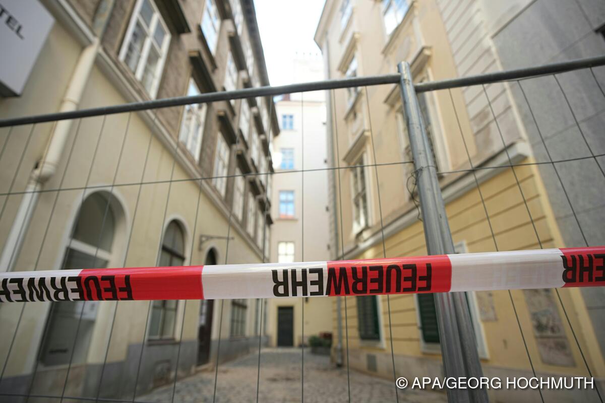 Einbruch in Wohnungen des teileingestürzten Hauses in Wien