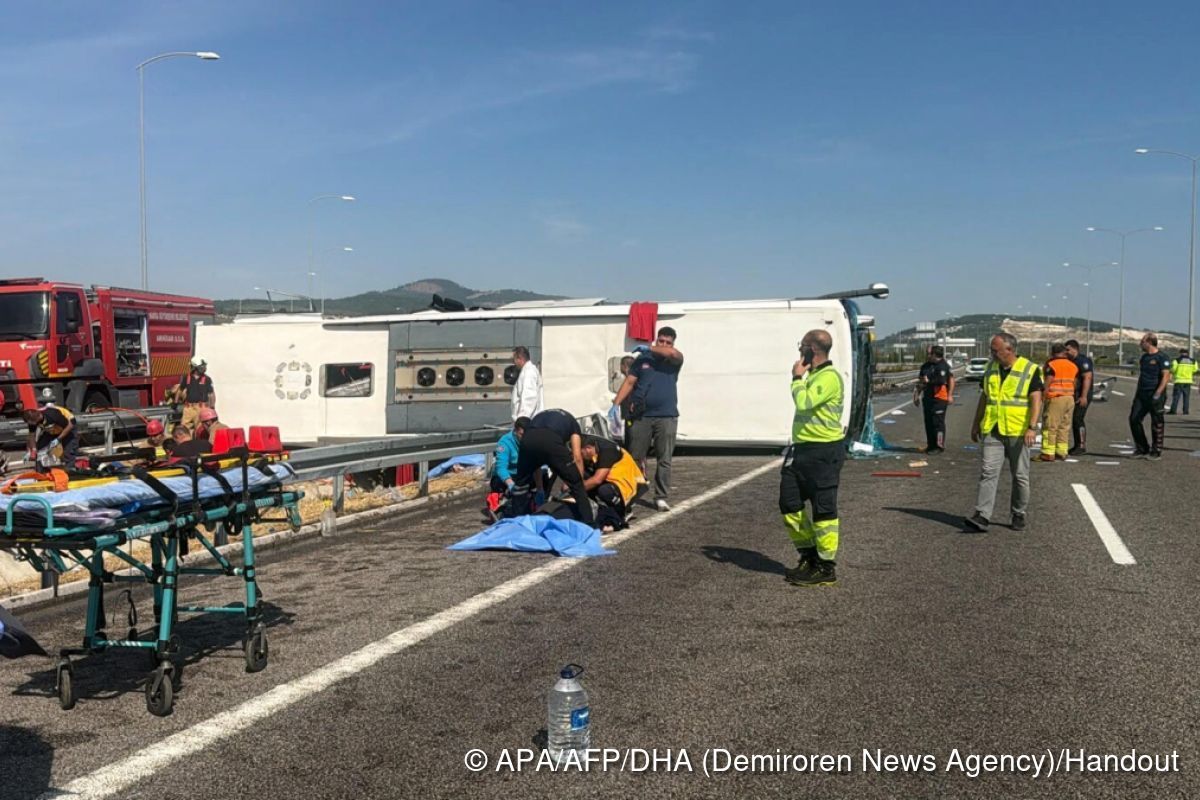 Schwerer Busunfall in der Türkei