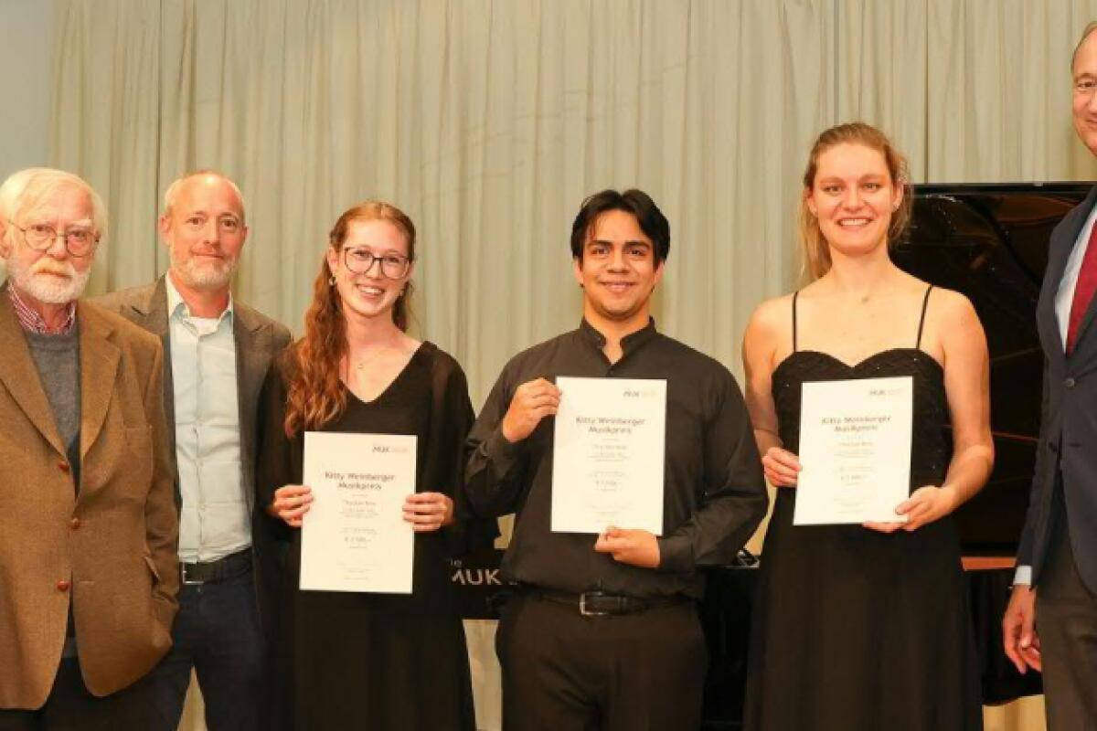 Trio Con Brio gewinnt ersten Kitty Weinberger Musikpreis