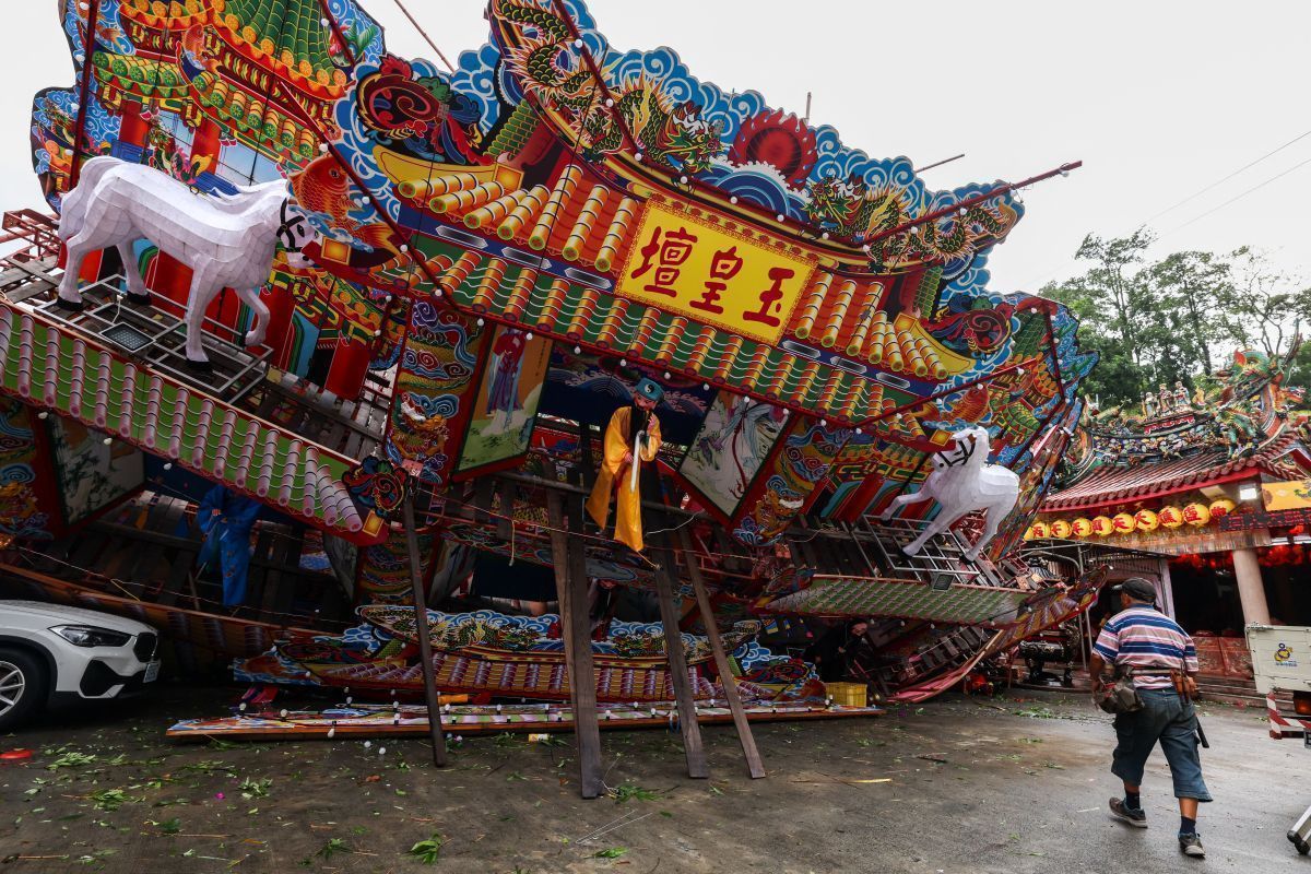Taifun "Champi" fordert in Taiwan mehr als 500 Verletzte