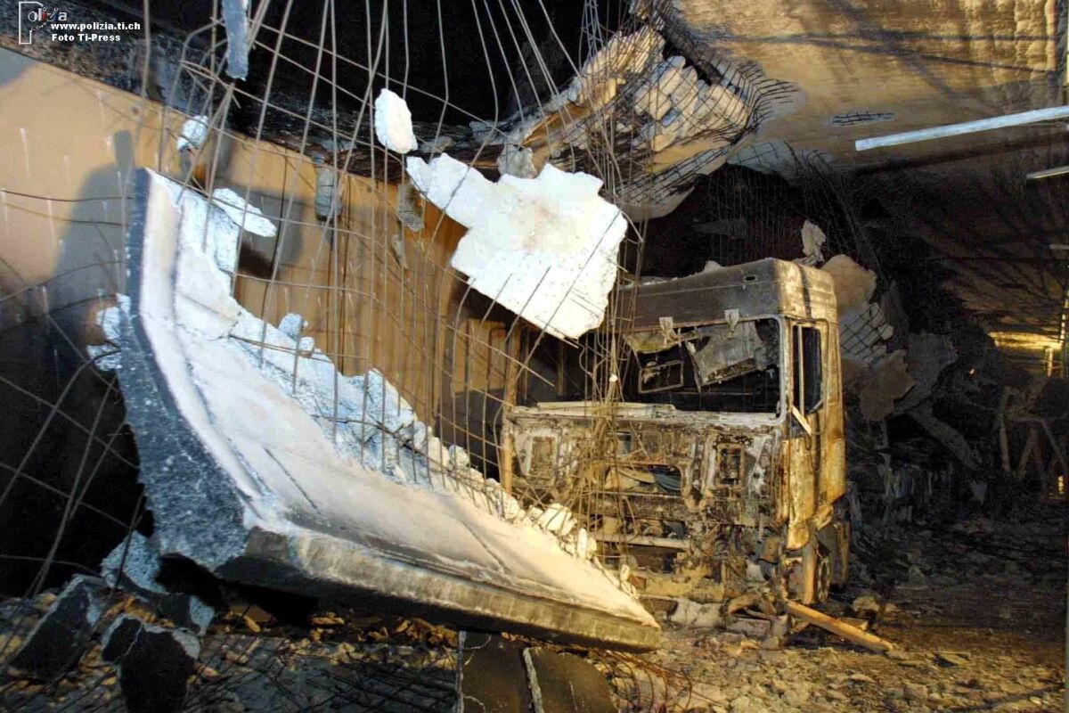 Vor 25 Jahren wurde Schweizer Gotthardtunnel zur Todesfalle