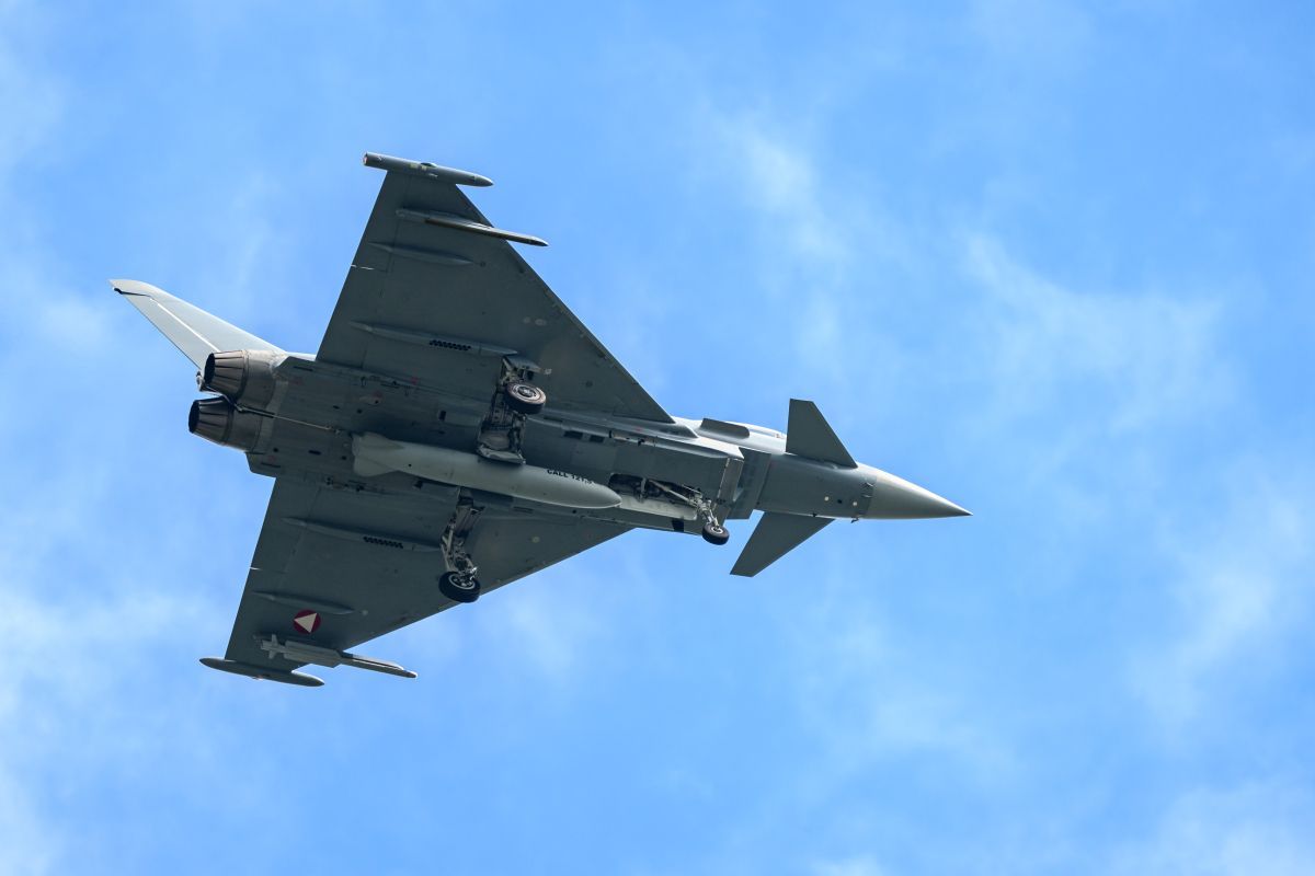 Eurofighter-Training im Überschallbereich