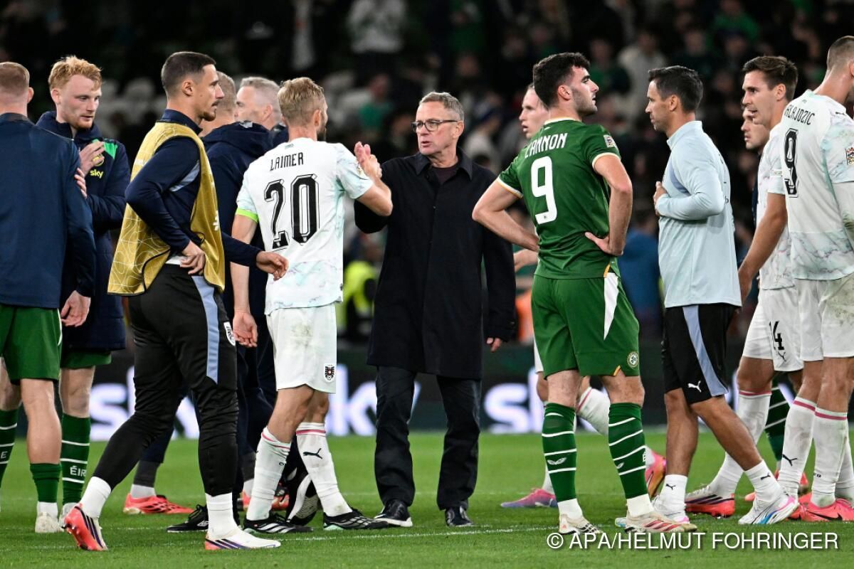 Rangnick trotz Punkt in Irland nur teilweise zufrieden