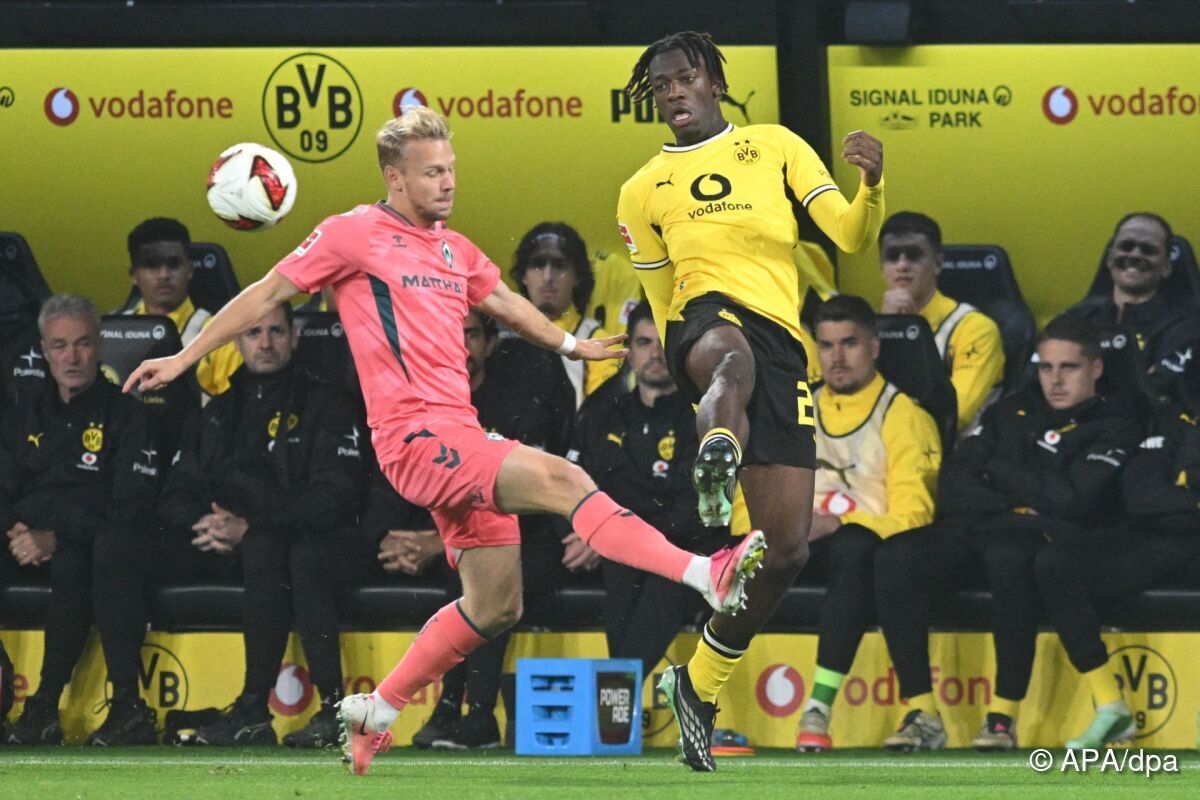 Dortmunds Siegesserie reißt mit 2:2 nach 2:0 gegen Bremen