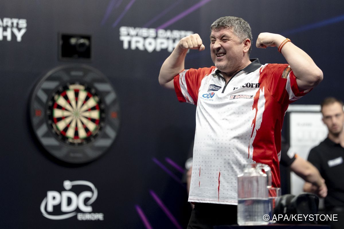 Suljovic sorgt für Aufsehen bei Darts-Turnier in Basel