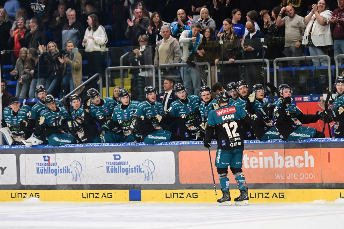 Linz übernimmt mit 6:0 in Salzburg ICE-Tabellenführung