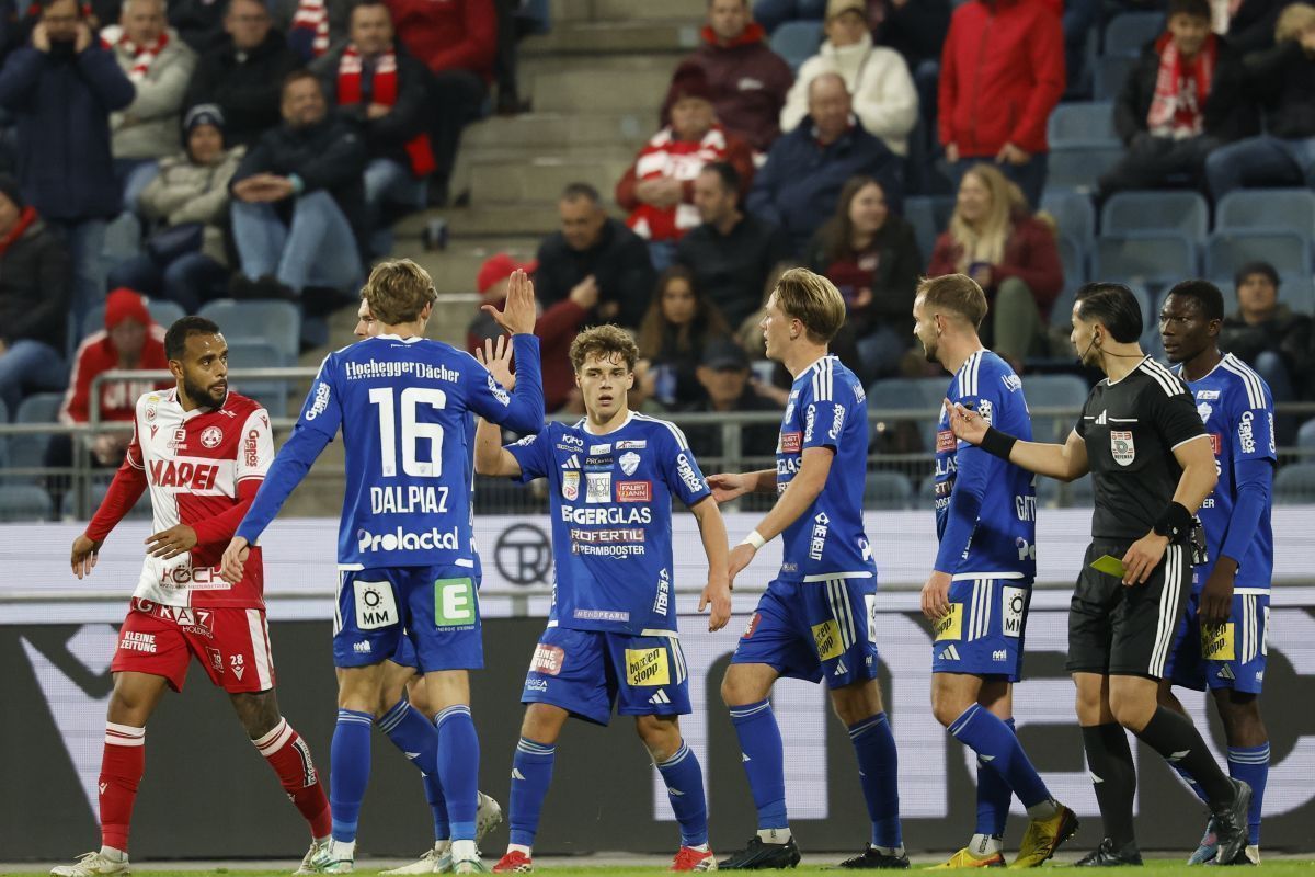 Hartberg fertigt den GAK im Steiermark-Duell 4:0 ab