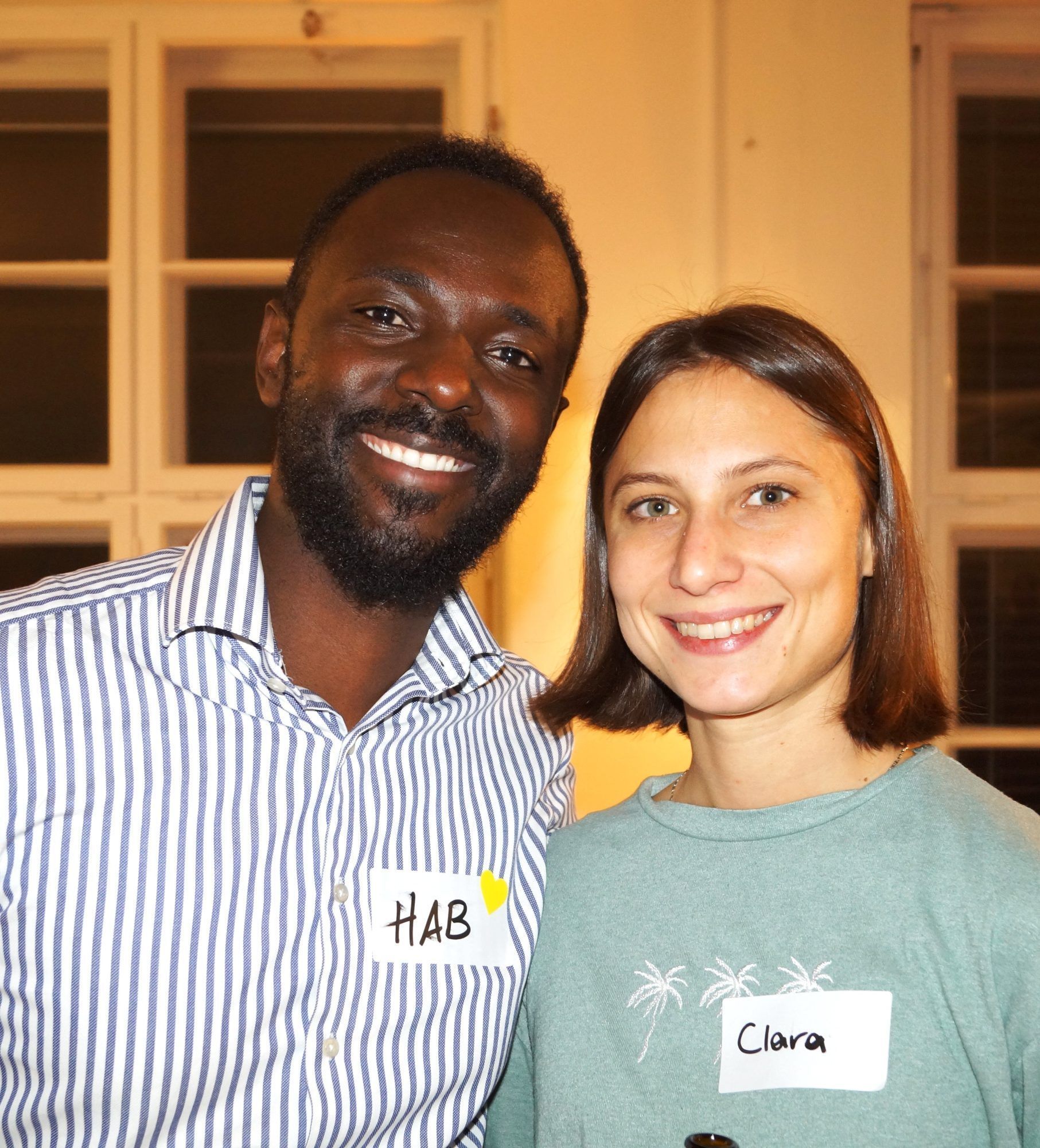 Habtamu Abere (Software Engineer Dynatrace) und clara Tschamon (Software Engineer Pina Earth)