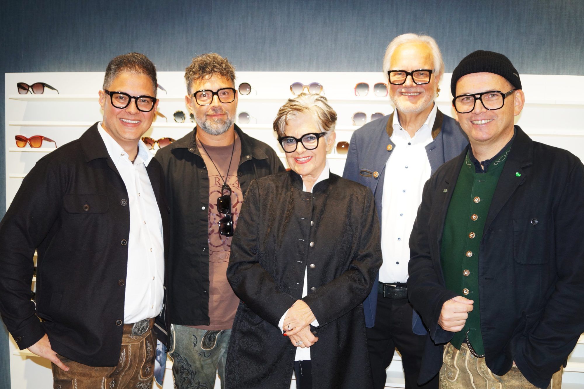 Alex Scharax, Andreas Kertz, Susanne und Peter Scharax, Wolfgang Scheucher (Gründer von Andy Wolf)
