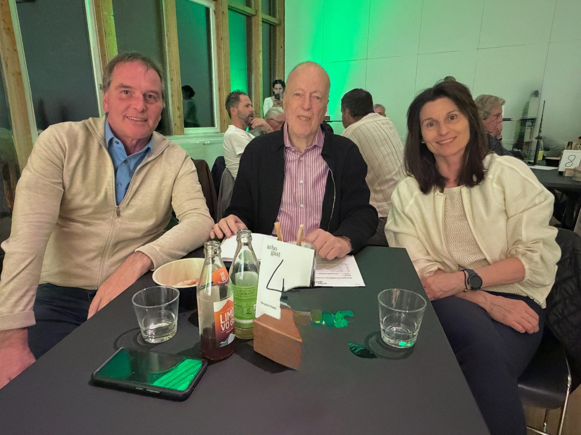 Alfons Kirchmann, Klaus Neyer und Brigitte Kirchmann.