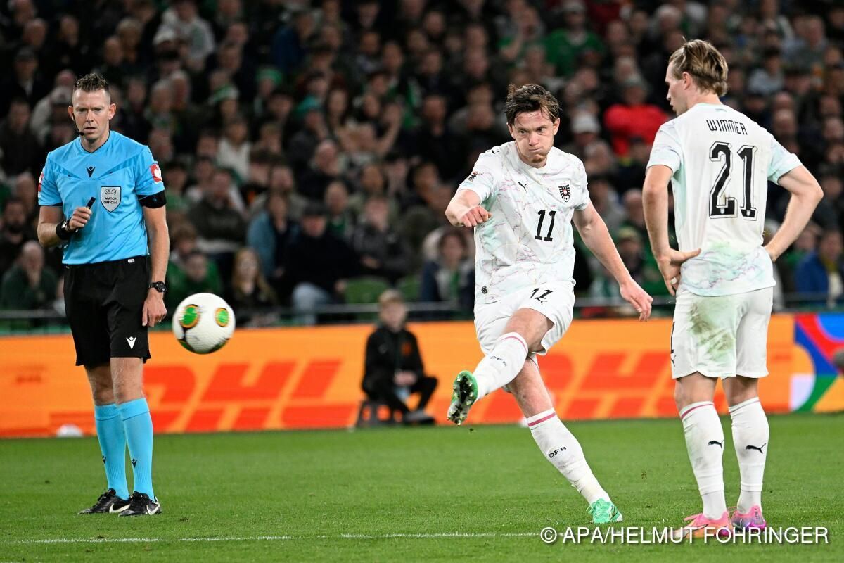 Fußball-Nationalteam spielte 2:2 gegen Irland