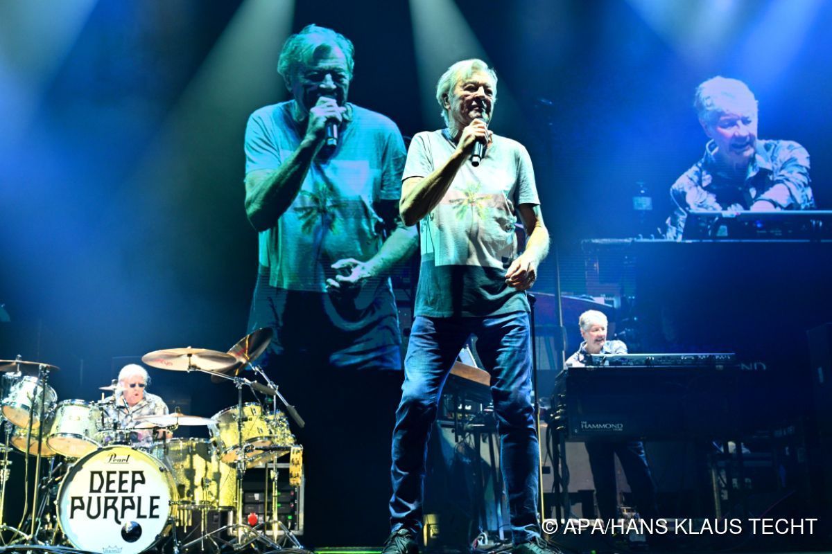 Rock-Band Deep Purple spielte wieder in Wien